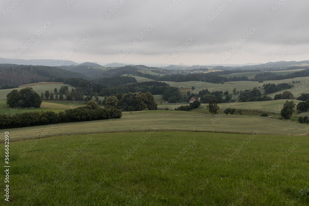 Panorama der sächsischen Schweiz bei Saupsdorf nahe Sebnitz Panorama der sächsischen Schweiz bei Saupsdorf nahe Sebnitz