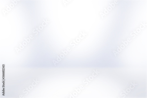 Abstract studio background empty white wall in white room