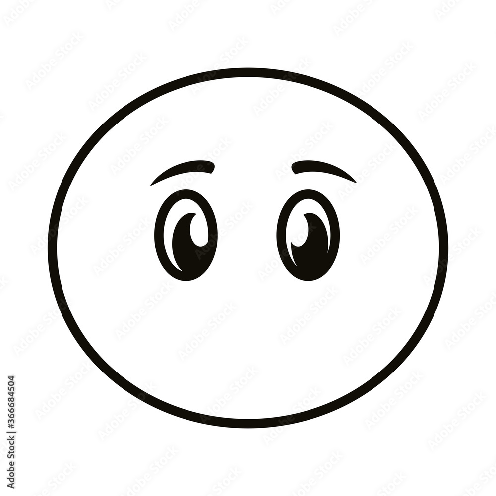 emoji face without mouth line style icon emoji face without mouth line style icon