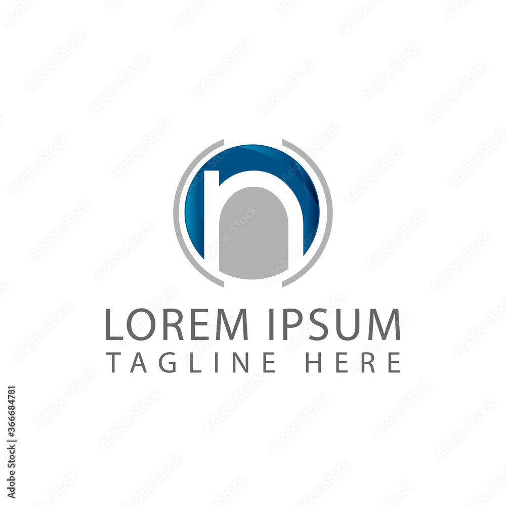 modern initial letter N logo concept icon design illustration modern initial letter N logo concept icon design illustration