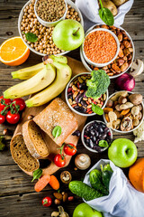 Good carbohydrate fiber rich food