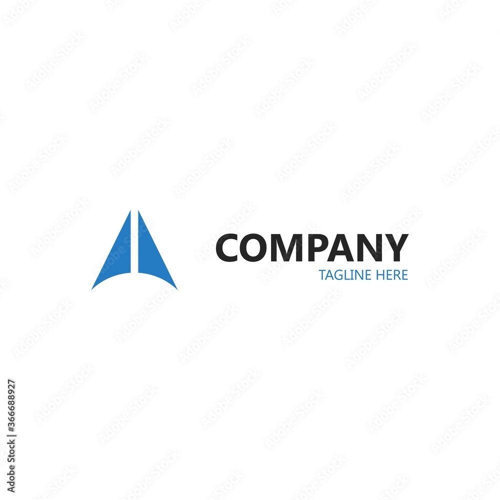 Cool and elegant initial letter A Cool and elegant initial letter A