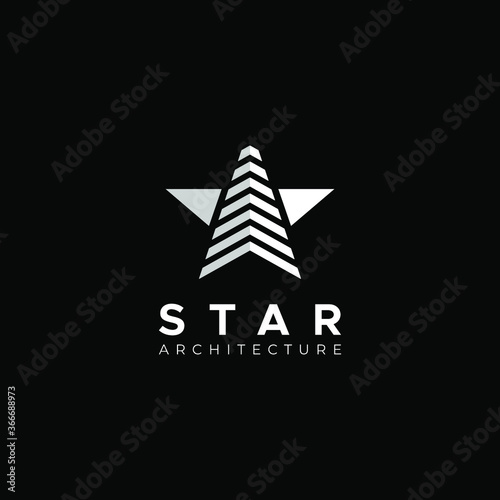 Star Architecture Logo for Construction Business