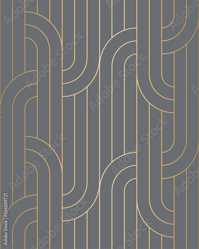 Seamless vector art deco pattern for surface design