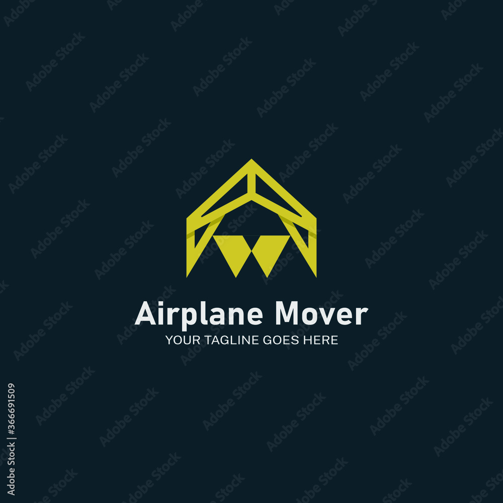 AM letter logo for airplane industry