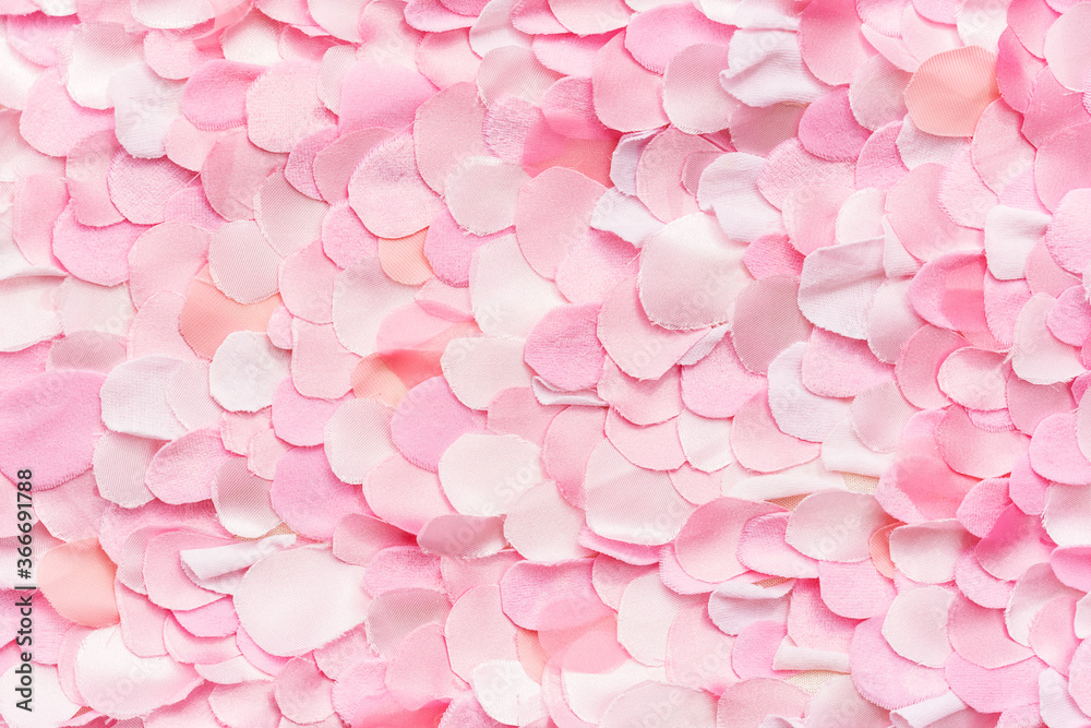 Fototapeta premium Light pink textile petals pattern