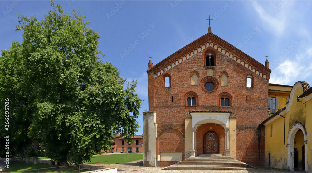 Abbazia di Morimondo, Italia, Morimondo abbey, italy