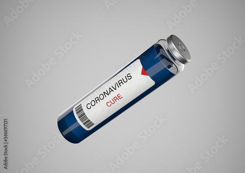 coronavirus vaccine glass vials
