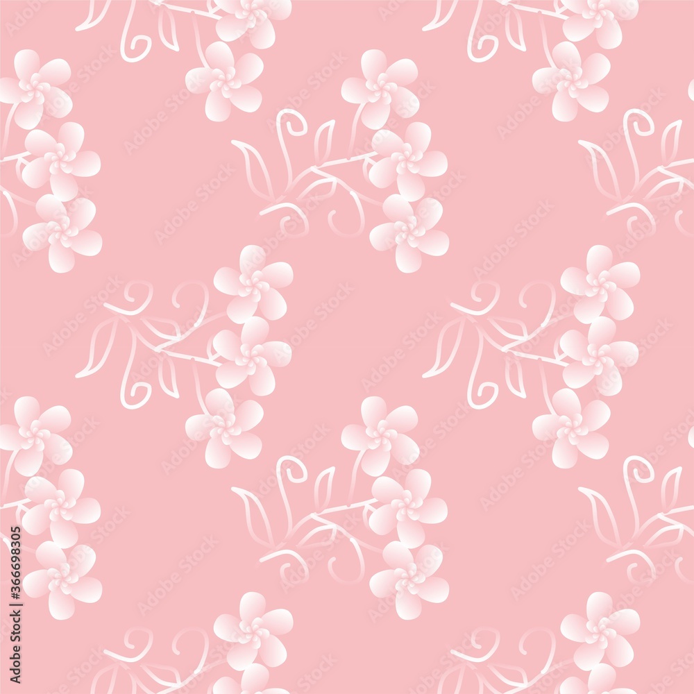 Seamless Pattern With Floral Motifs able to print for cloths, tablecloths, blanket, shirts, dresses, posters, papers.