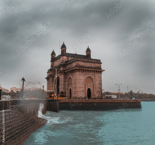 Rainy day at the Gateway of India