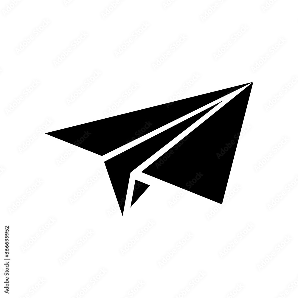 paper plane icon vector symbol template paper plane icon vector symbol template