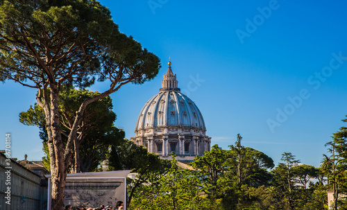 Creative shot of St. Peter's Basilica photo