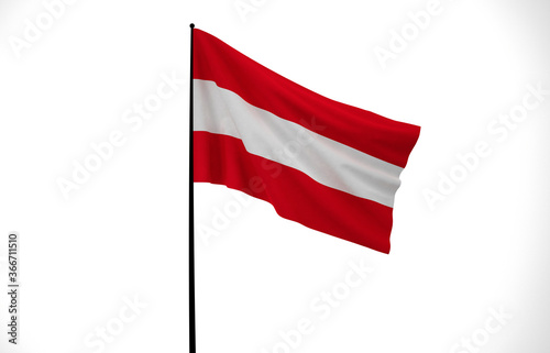 Free Download Austria, Wavy Austria Flag, Country Flag, 3D Render - GFXLoad