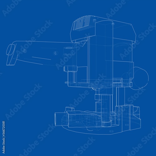 Outline milling machine
