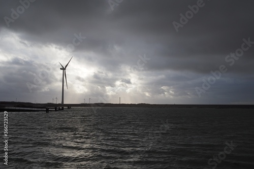 Windkraftanlage in den Niederlanden