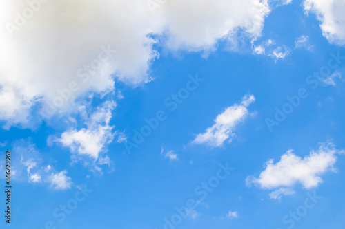 Blue sky background with tiny clouds. Blue sky background with clouds.