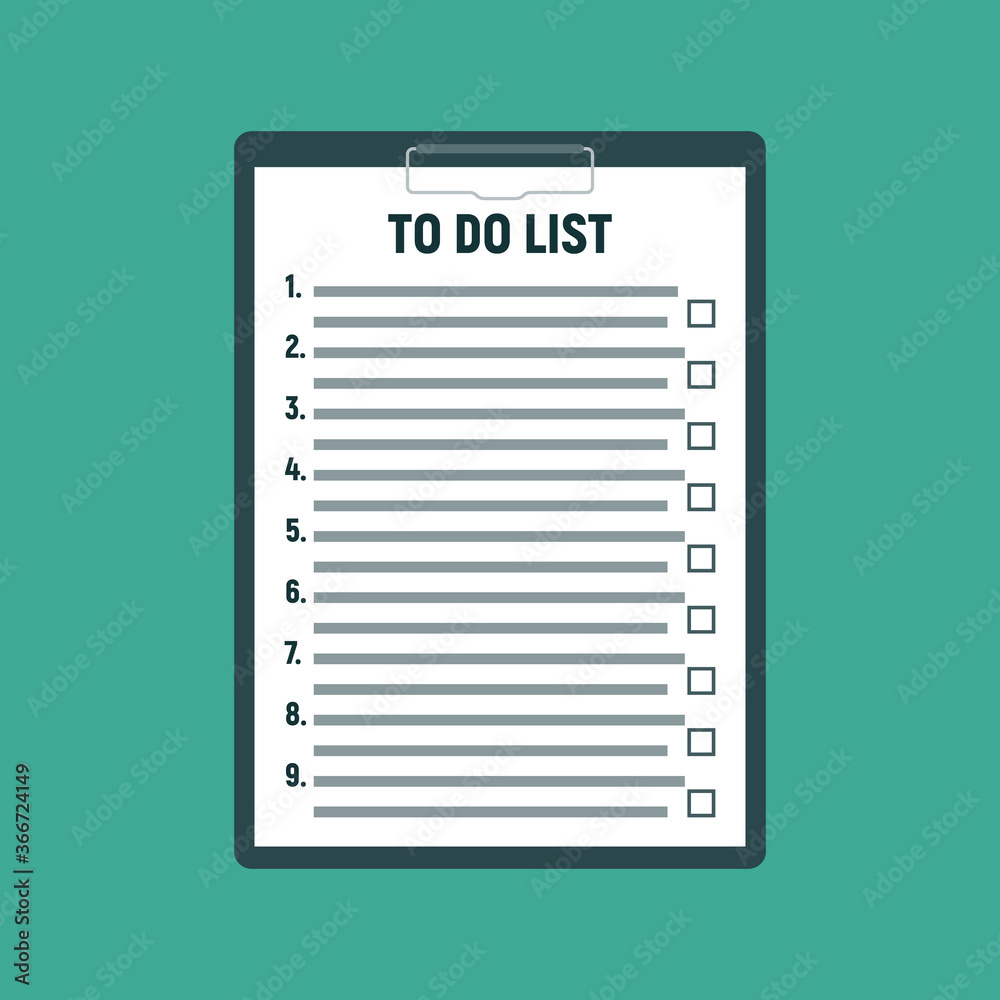 Hand filling checklist on To Do List. Vector Modern flat design concept for web banners, web sites, printed materials, infographics. Hand filling checklist on To Do List. Vector Modern flat design concept for web banners, web sites, printed materials, infographics.