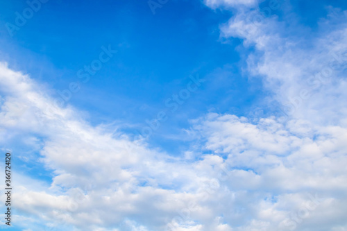 Blue sky background with tiny clouds. Blue sky background with clouds.