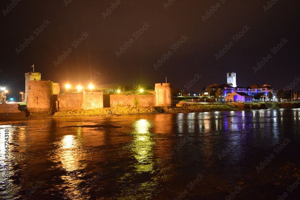 Long exposure pictures of a Castle and Lights reflection on the water. No post editing was used in these pictures. Can Provide .NEF RAW Files upon request.