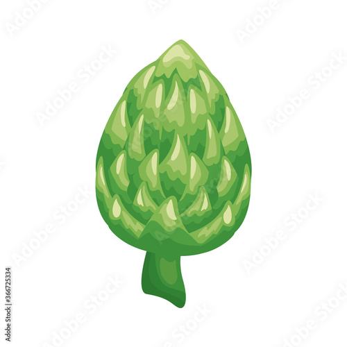 artichoke healthy vegetable detailed style icon