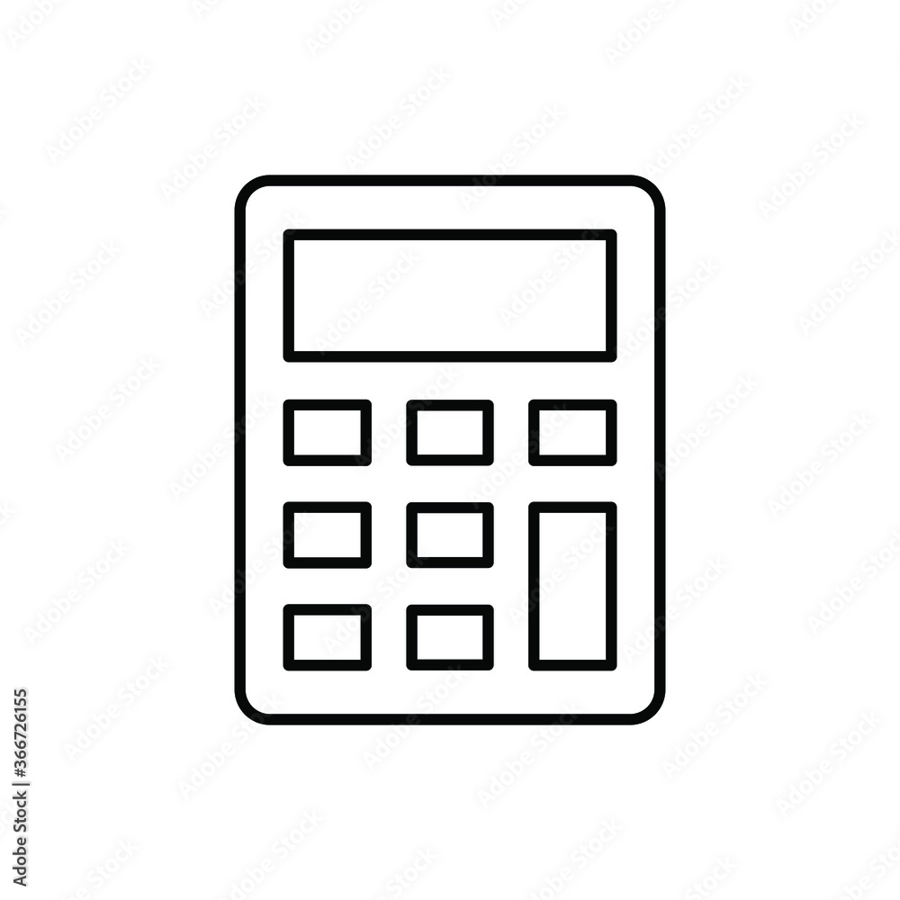 calculator icon vector calculator icon vector