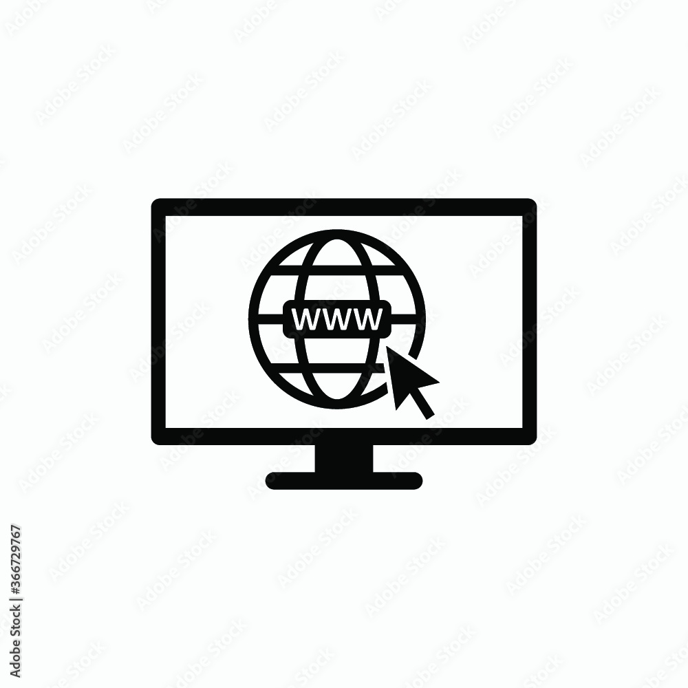 internet icon vector internet icon vector