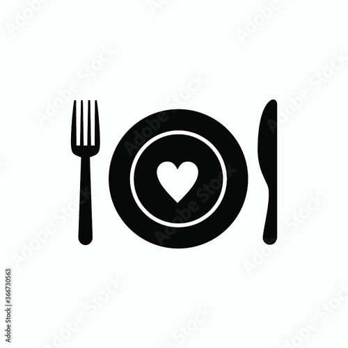 restaurant icon vector