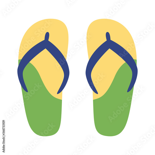 flip flops flat style icon