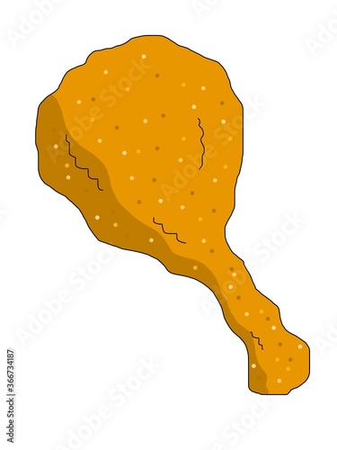 illustration of a Fried chicken