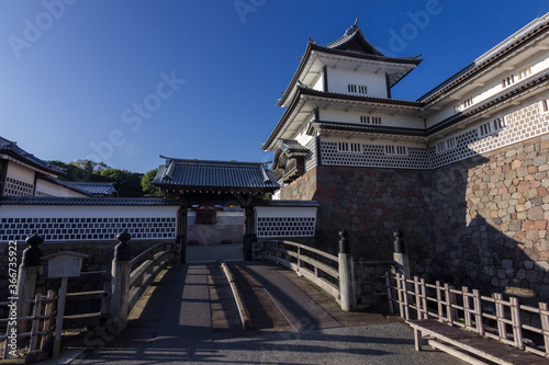 Castle of Kanazawa in Japan