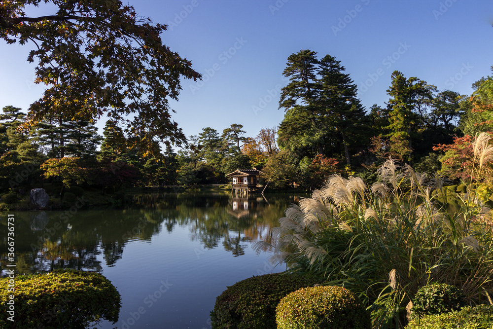 Kenroku-en garden in Kanazawa (Japan)