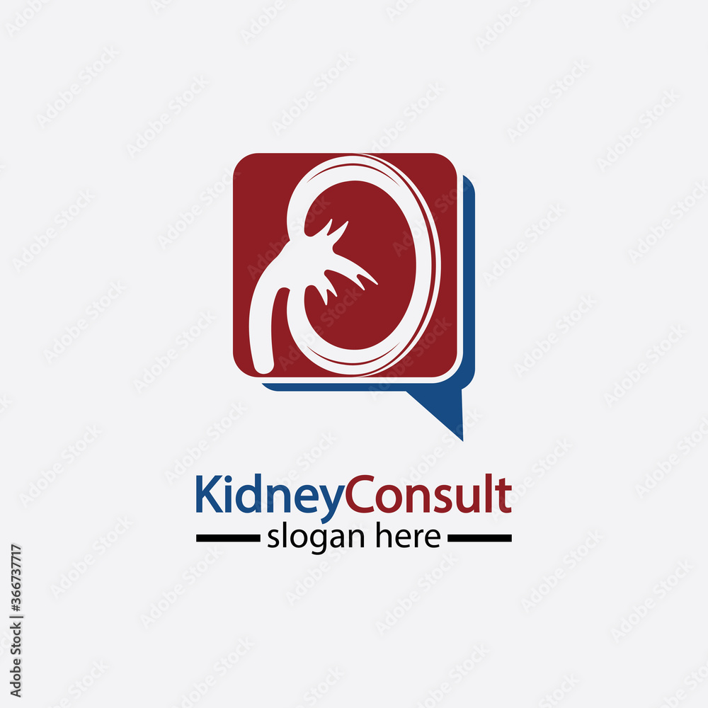 Kidney Consult logo designs concept vector, Kidney Healthcare logo template,Urology logo vector template. Kidney Consult logo designs concept vector, Kidney Healthcare logo template,Urology logo vector template.