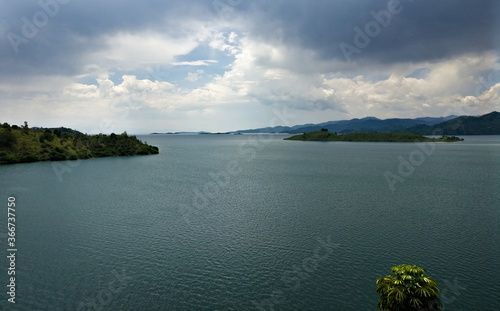 Kivu Lake taken from Kibuye, Rwanda, Africa photo