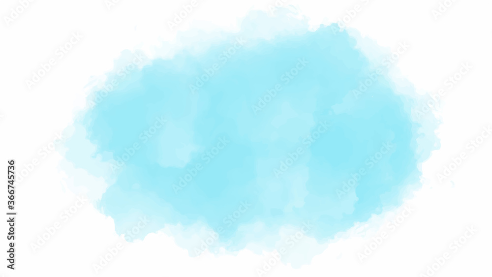 soft Blue splash banner watercolor background for textures backgrounds and web banners design