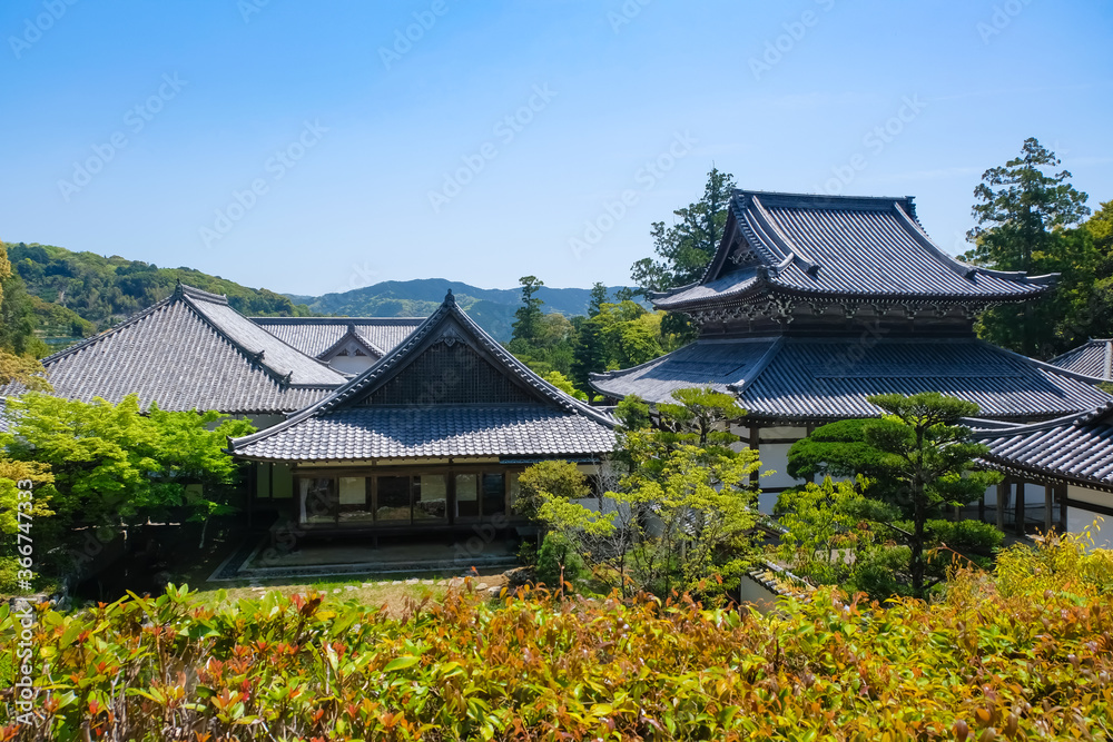 Fototapeta premium 由良町 興国寺 境内