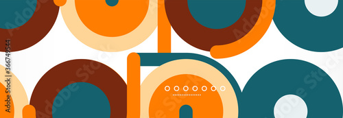 Circles and lines abstract background for covers, banners, flyers and posters and other templates