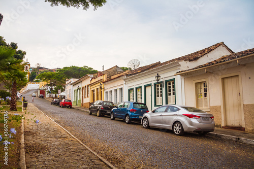 Obraz na płótnie Old street in São João del Rei
