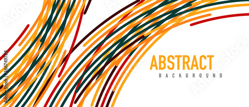 Аbstract moving colorful lines vector backgrounds for cover, placard, poster, banner or flyer