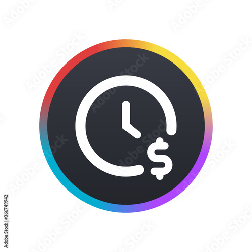 Time is Money -  Push Button