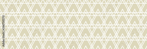Geometric seamless pattern. White and olive green background