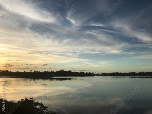 Florida sun on water