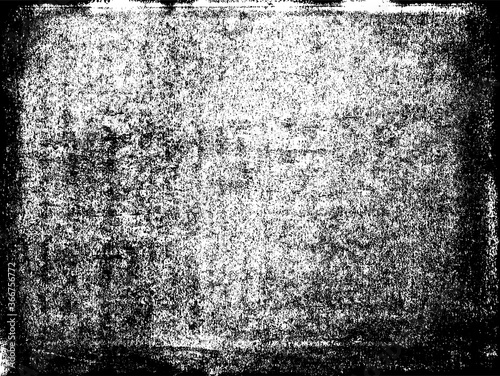 A black and white vector texture of a distressed lino print. Ideal as a background or for making grunge effects. The vector file has a background fill and a texture layer for easy color scheme edits.