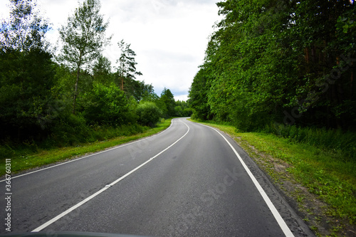 road in the countryside