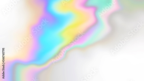 Abstract oil iridescent wallpaper. Colorful marble illustration. Painting background. Not trace, include mesh gradient. Vector EPS10