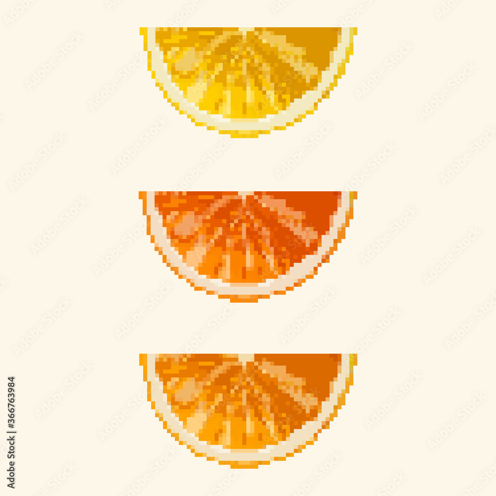 Pixel Sliced Fruits