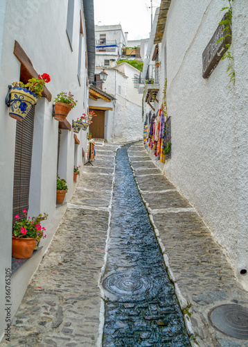 Street in a Spanish town, Pampaneira. © Sandra