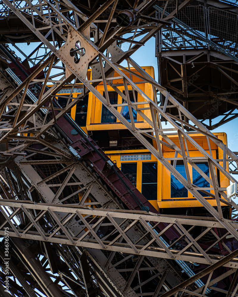 steel bridge construction art the Eiffel Tower 