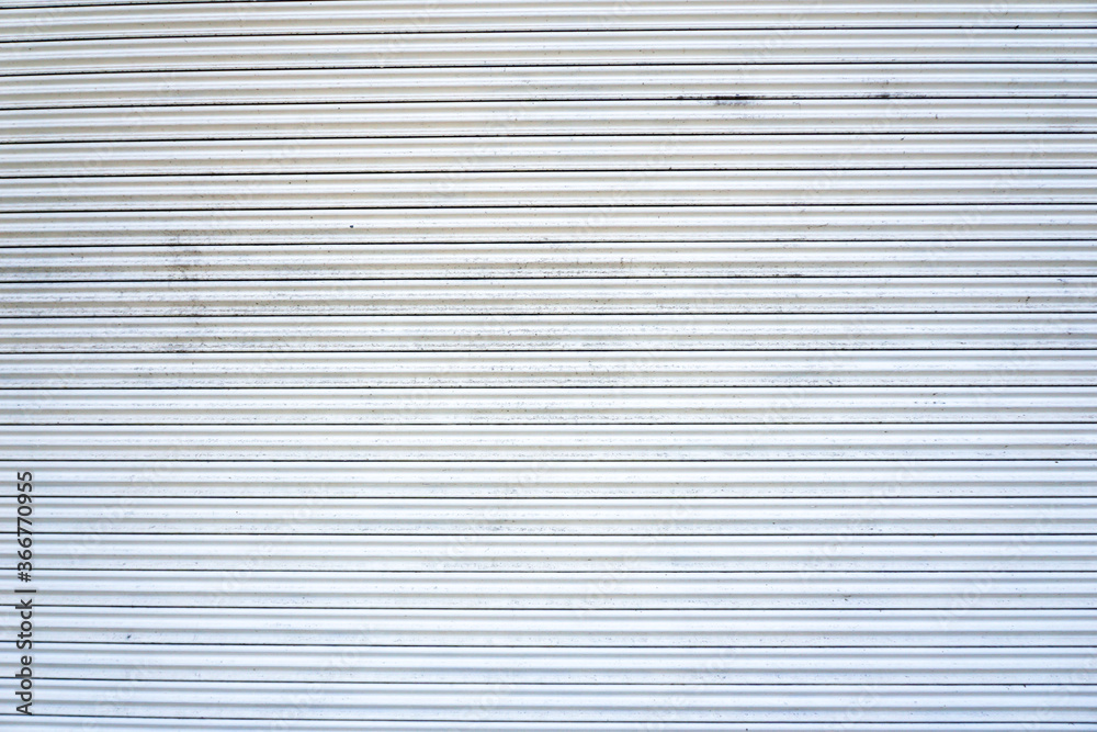 Rolling shutters pattern texture background.