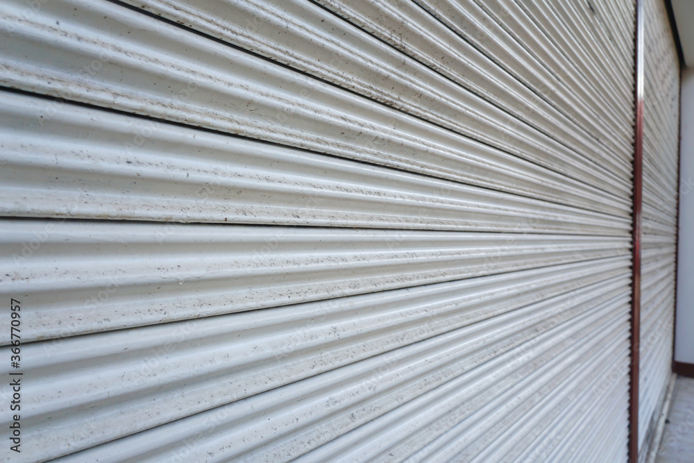 Obraz premium Rolling shutters pattern texture background.