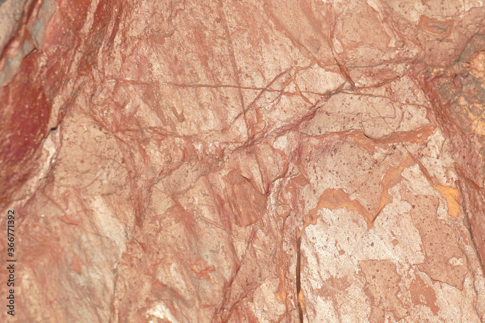 Pink stone texture. The layers are also hacked. Surface for design. Textured background for interior decoration or packaging. Solid concept. Ceramic tile background.